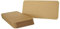 25er Pack Kraftpapier Kraftkarton DIN lang Karte 300g/m² Bastelkarton braun runde Ecken