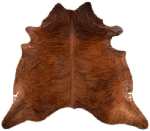 generisch KUHFELL STIERFELL EXOTISCH BRAUN Natur ca. 220 x 200 cm Fell Teppich VON KUHFELLE ONLINE