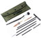 HEITIGN Set di Kit di Pulizia per Pistola per Fucile da 11 Pezzi, Strumenti per La Pulizia della Spazzola per Spazzole in Nylon con Asta di Pulizia per .22lr.223.257
