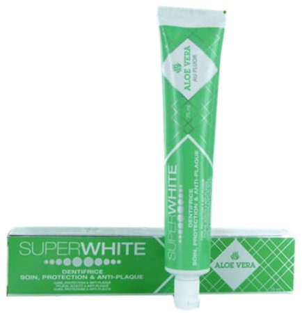 SUPERWHITE Aloe Vera Fluor Zahnpasta 75 ml