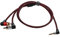 Cuasting 90 Degree 3.5mm Male to 2 RCA Male Cable Right Angle Stereo AUX Y Splitter Cord Microphone Jack Plug for Laptop 1M