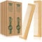 COM-FOUR® 10x Haarkamm aus Bambus - Holzkamm - feingezahnter Frisierkamm - handlicher und robuster Taschenkamm - 13,5 cm (10 Stück - naturbraun)