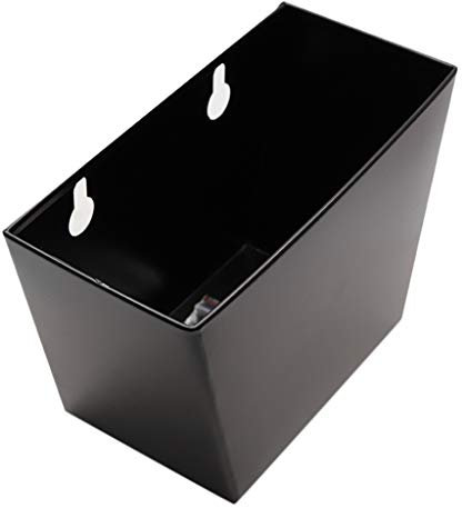SM SunniMix Metallbier Flaschenkappe Catcher Aufbewahrungsbox Eimer & Schrauben, Schwarz