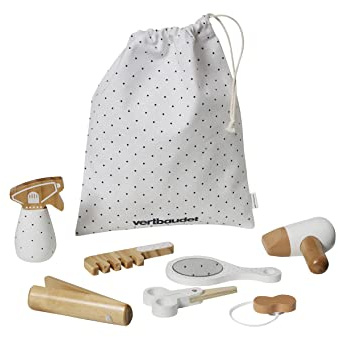 Vertbaudet Kinder Friseur-Set aus Holz FSC® Mehrfarbig ONE Size