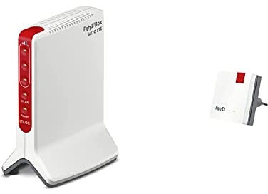 AVM FRITZ!Box 6820 LTE International Modem Router 4G/3G, Slot per SIM, Wi-Fi N 450 Mbit/s & FRITZ!Repeater 600 International, ripetitore/estensore segnale WiFi N fino a 600 Mbit/s, WPS