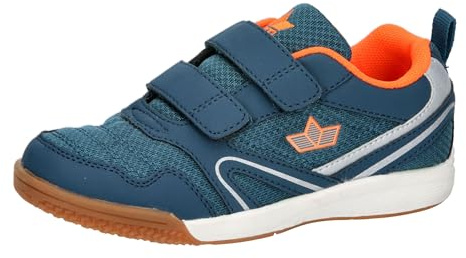 Lico Unisex Kinder Boulder V Sneaker, Petrol Orange, 35 EU