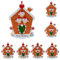 Familie Hängen mit Names, 2024 Familie Weihnachtsschmuck personalisiert, Weihnachtsbaum Familie Anhänger Ornament Dekorationen