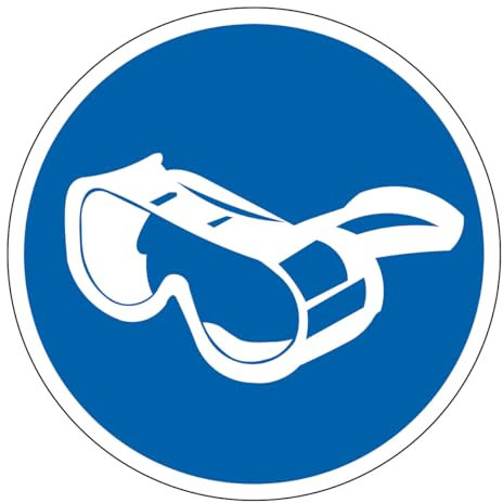 M221 - Augenschutzmaske Pflicht - Pflichtsignal - Maße nach Wahl - Norm ISO 7010
