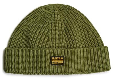 G-Star Herren Originals Fisherman Beanie, Grün (dk Moss D24321-D167-4674), PC