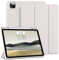 BQDIYOO Case for 11 inch iPad Pro 4th/3rd/2nd Generation 2022/2021/2020, with Pencil Holder, Trifold Stand Protective Case, Soft Slim TPU Back Cover, Auto Wake/Sleep, Grey
