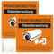 2 Pack Videoüberwachung Privatgrundstück Schild mit Selbstklebend, 15 x 15 cm Aluminium Sicherheitsschild für Innen und Außen