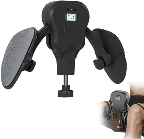 Dhqkqg Verbesserter Oberschenkeltrainer, 20-60 kg Einstellbarer Widerstand Inner Thigh Exerciser, Thigh Master mit Zähler, Kegel Beckenbodentrainer für Männer und Frauen, Kegel Trainer für PC Muskel