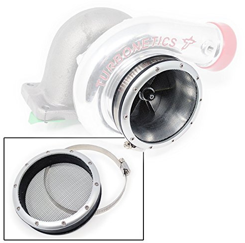 Rev9 (AC-102-SILVER) Turbo-Einlassgrill-Schutz, 10,2 cm, Silber