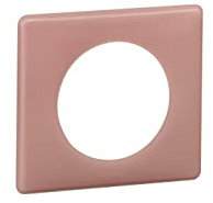 Legrand 066761 Plaque Céliane Poudré, 1 Poste, Finition Vieux Rose