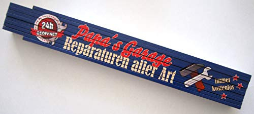 Zollstock/Meterstab 2m - Papa´s Garage Werkstatt Auto schrauben basten