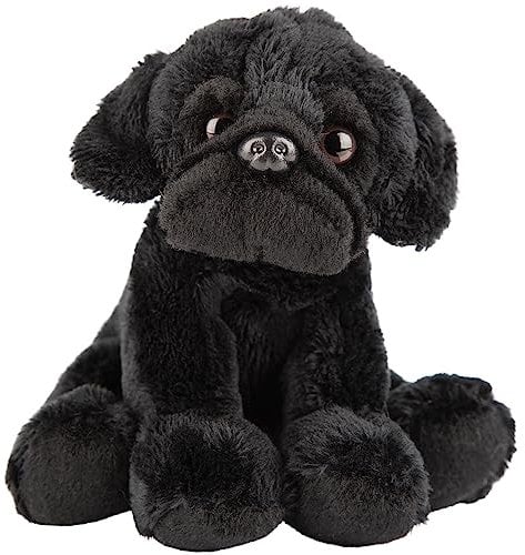 Suki Gifts 12132 Naturgetreuer Mops Kuscheltier, mehrfarbig