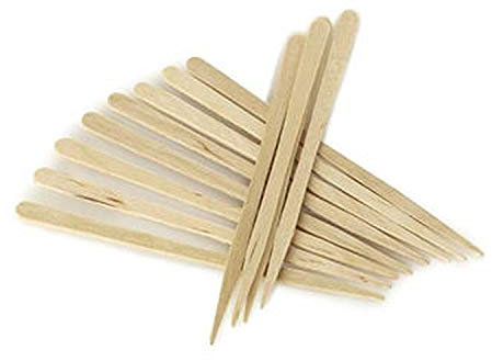 Bipra® Tongue Depressors Large Waxing Spatulas Wooden for Wax Hair Removal,Natural Wood,Non-sterile, Eyebrow Spatulas, Mini Spatulas (Eyebrow Mini 200pcs)
