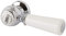 Milano Elizabeth Traditional Bathroom Toilet WC Cistern Flush Lever Ceramic Handle - Chrome White