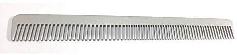 Swedish Crown Profi - Haarschneide-Kamm Aluminium-Kamm 15,5 cm (antistatisch) Metallkamm feine + weite Zahnung Bartkamm (2261 A)