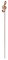 Manufaktur Lichtbogen Rost Gartenstecker Notenschlüssel 112 cm