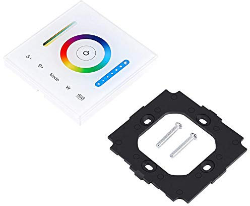 Cikonielf Touch Panel LED Controller Anzeigelampe für RGB/RGBW/RGB + CCT Farbwechselstreifen Lichtstreifen Lichtregler