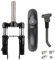 MotuTech Kit Forcella a Sospensione Ammortizzatore Anteriore per Xiaomi M365 / PRO/PRO 2 / 1S / Essential Lite/Mi 3 Sospensione + parafango Anteriore + cavalletto Anti-Vibrazione Accessorio