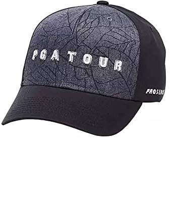 PGA TOUR Herren Kappe mit Blattmuster, Herren, Leaf Print Cap, Peacoat, Einheitsgröße