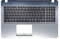 fqparts Replacement Laptop Upper Case Cover C Shell & Keyboard For ASUS D541 D541SA D541SC Silver US English Layout Small Enter Key Layout