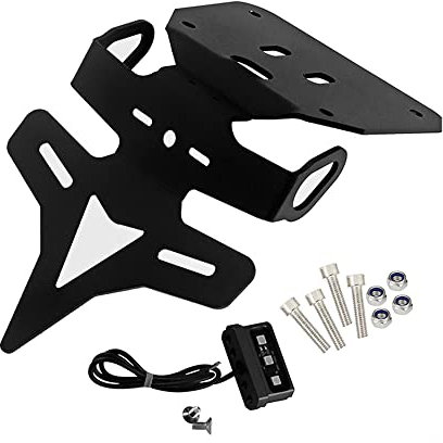 Motorbike Tail Tidy For YAMAHA YZF R3 R25 2017-2019 Motorcycle Licence Plate Holder Fender Eliminator Bracket Mount with LED Number Plate Light