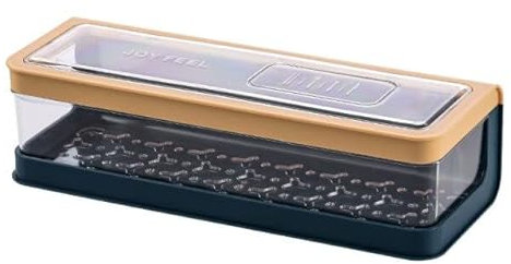 AllForYou Four Grid Transparent Spice Jar Salt and Pepper Shakers Nordic Kitchen Seasoning Container Set Spices Tableware Storage Box