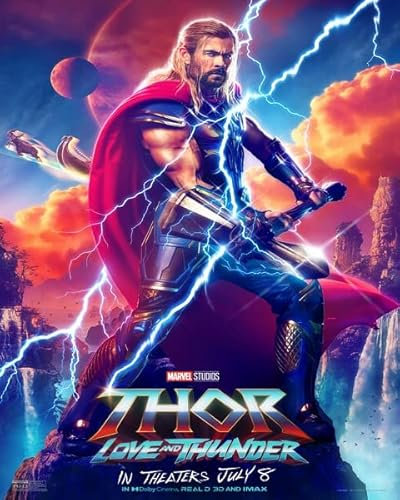 Thor Love and Thunder Poster 30 x 40 cm
