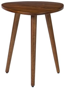MH London Bond Triangle Bedside - Exclusively Designed Small Side Table. Hand Crafted - Wooden Side Table - Design for Small Bedside Table, Bedside Table for Bedroom, and Living Room