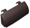 PU Leder Auto Sonnenbrille Brillenetui Aufbewahrungsbox Organizer für SUV LKW Halter Sonnenblende (braun)
