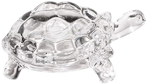 Fopytu Crystal Turtle Figur Miniatur Tortoise Statue Chinese Feng Shui Tortoise Ornament Für Home Office Desk Dekoration Zubehör