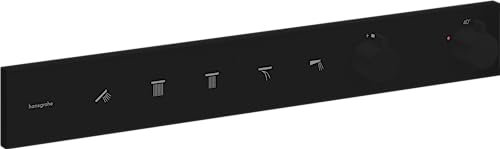 hansgrohe Unterputz Thermostat Dusche RainSelect, Duscharmatur für 5 Verbraucher, Mattschwarz