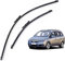 Wischerblatt, schnelle und saubere Scheibenwischerblätter für Opel für Zafira B 2005 2006 2007 2008 2009 2010 2011 2012 2013 2014, Frontscheibe vorne und hinten, Scheibenwischerblätter