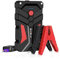 BIUBLE Booster Batterie Voiture 4000A, 12800mAh Démarreur de Voiture(Jusqu'à 7.0L Essence ou 5.5L Gazole), 12V Jump Starter avec Pinces de Sûreté Intelligentes, Lampe à LED, Marteau de Sécurité