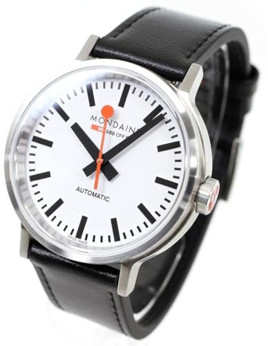 Mondaine Herren Analog Automatik Uhr mit Leder Armband MST.4161B.LBV