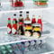 Lazy Susan Organizador Bandeja Giratoria Nevera,40cm x 30cm Organizador Cocina Rectangular Transparente,360° Base Giratoria,para Armario, Mesa, despensa, Cocina, encimera