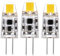 LED's light 0620130 LED Kapsel G4 1W warmweiß Klar 12V dimmbar 3-Pack
