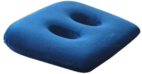 LoJax Memory Foam Sit Bone Relief Kissen mit Zwei Löchern，Orthopädisches Sitzkissen Sitz für Po, unteren Rücken, Hamstrings, Hüften, Sitzbeinhöcker