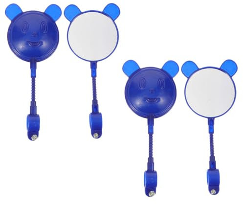 4 Stück Kinder Rückspiegel Für Fahrräder Lenkerspiegel Für Baby Roller Sicherheitsspiegel Für Balance Bikes Blau Ideal Für Kinderfahrzeuge
