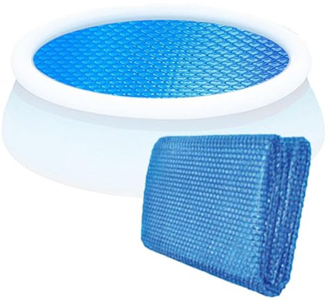 Bâche solaire rectangulaire pour piscine - Film solaire rond - Couverture solaire de piscine - Couverture thermique avec bulles d'air - Pour chauffage de l'eau