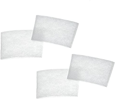 vhbw Set 4x Schutzvlies Ersatz für Dirt Devil 2881077 für Staubsauger - Schutzfilter Weiß