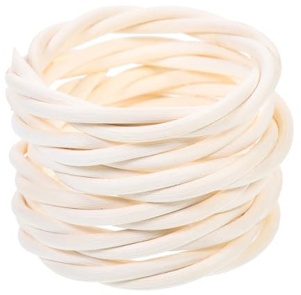 FUNOMOCYA 6stücke Rattan Kranz-Ringe Für Weihnachtsdekoration Für Wreaths Und Kreativ Gestalten Für Festtage Und Bastelprojekte