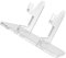 FELTECHELECTR Acrylic Display Rack Sturdy Controller Bracket for Console Smartphone Storage Easy Assembly Thickness Practical Desk Accessory for Gaming Rooms Home Offices