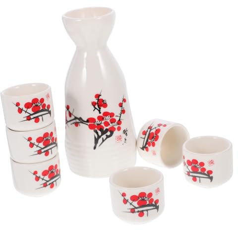 TOPBATHY Service À Saké Authentique Pichet Et Tasses pour Hôtel Restaurant Et Usage Personnel
