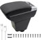 KAERGK Accoudoirs de voiture pour Renault Clio 2013-2017, console centrale de voiture, double espace de rangement, avec porte-gobelet, 7 ports USB, boîte utilitaire arrière, montage facile (ligne
