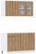 vidaXL 4-TLG. Küchenschrank-Set Lyon Artisan-Eiche Holzwerkstoff