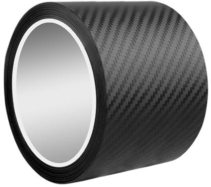 Pixaro Carbon Folie Auto - 10cm × 3m Matt Schwarz Folie Selbstklebend, 3D Kratzfest Lackschutzfolie Schutzfolie für Auto Fahrrad Motorrad Einstiegsleisten Schutz